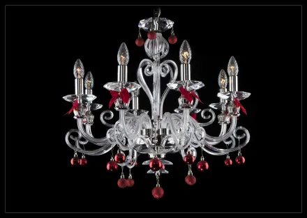 Luster dizajnový EL404807REDNi