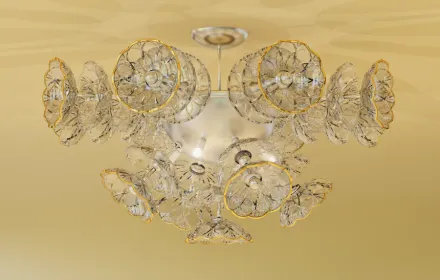Luster dizajnový ELflower74III+IIMATT