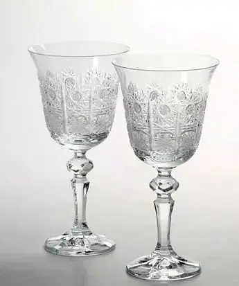 Brúsené poháre na víno 2ks 12116-170ml