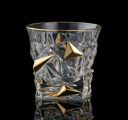 Pohár na whisky súprava 2 ks BG12107-zlato