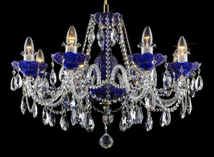 Luster krištáľový fialový EL6848022