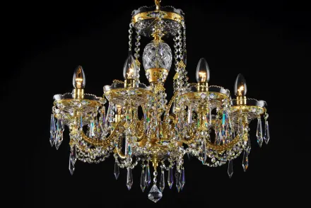 Luster krištáľový LLCH08-CRYSTAL-GOLD