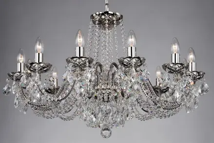 Luster krištáľový LLCH12-COATED-CRYSTAL-NBNSNi