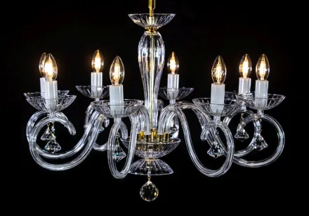 Luster sklenený hladký EL2248023