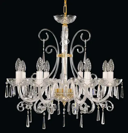 Luster sklenený hladký EL411803