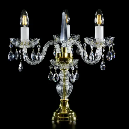 Stolná lampa krištáľová S09032CE