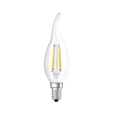 LED žiarovka E14 plameň  4W