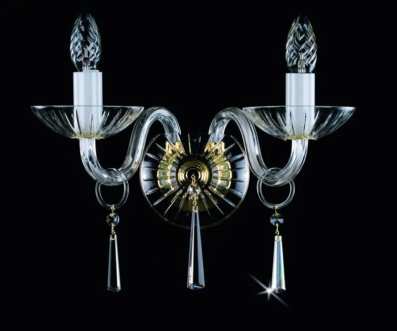 Nástenné svietidlo krištáľové N149CLN