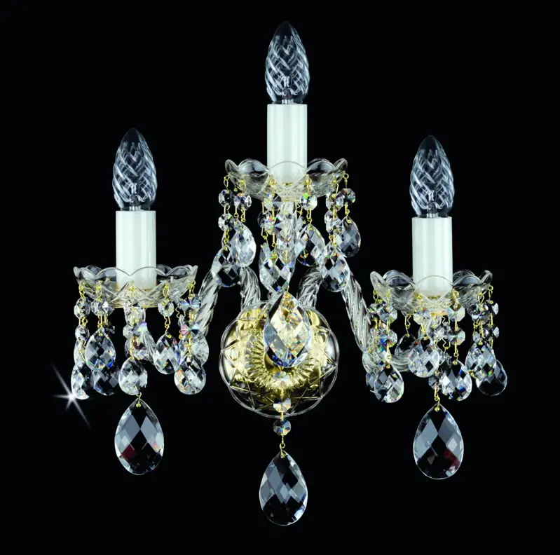 Nástenné svietidlo krištáľové N088CLN