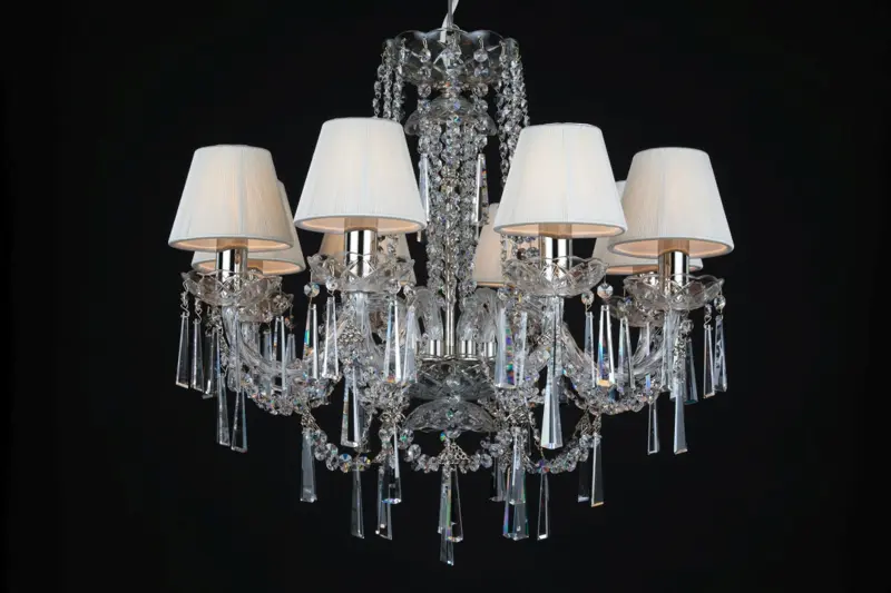 Luster krištáľový LLCH08S CRYSTAL-WHITE