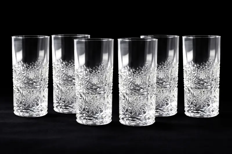 Brúsené pohárky 6 ks 50 ml BLPK500