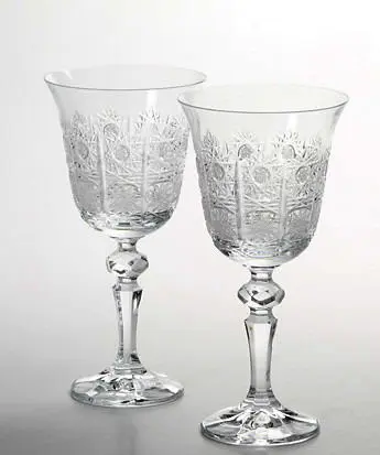 Brúsené poháre na víno 2ks 12116-220ml Brúsené poháre na víno 2ks 12116-220ml
