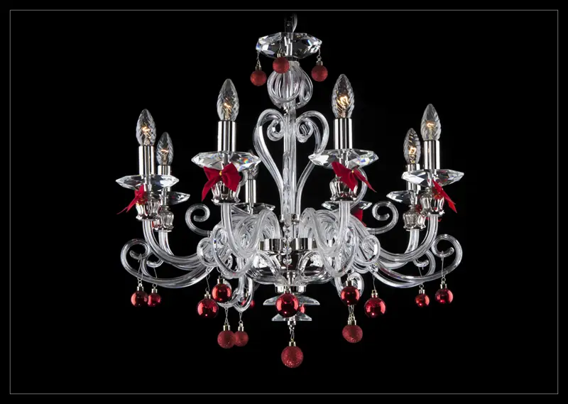 Luster dizajnový EL404807REDNi