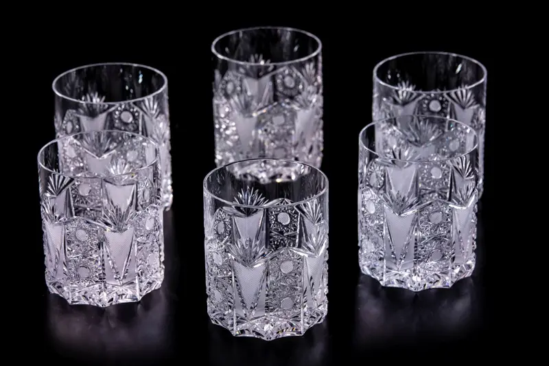 Brúsené poháre na whisky JKS006 Brúsené poháre na whisky JKS006