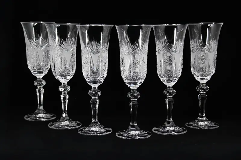 Brúsené poháre na víno JKS009