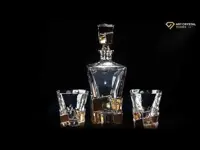 Súprava 2 pohárov na rum BG25107zlato