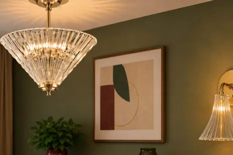 Moderné krištáľové lustre pre malé miestnosti: kompaktné riešenie do 50 m²