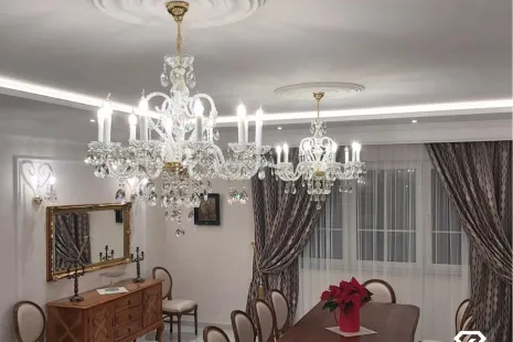 Lustre pre rodinný dom vo Varšave
